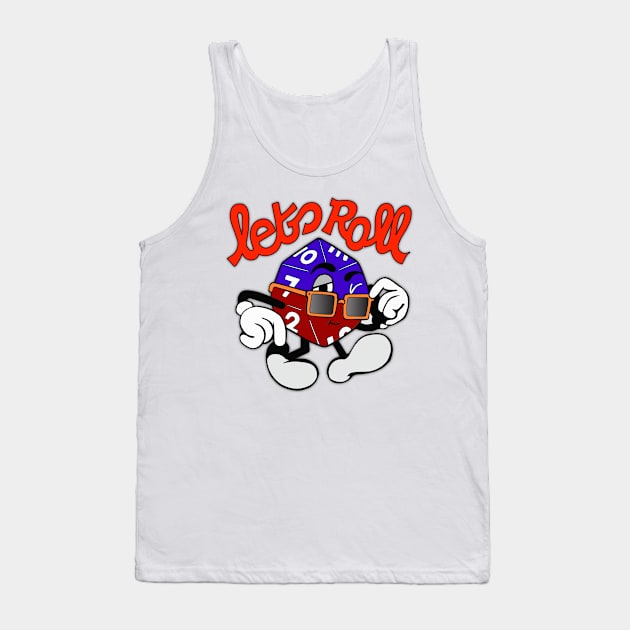 Let's Roll Gaming meme Tank Top by KantasMory